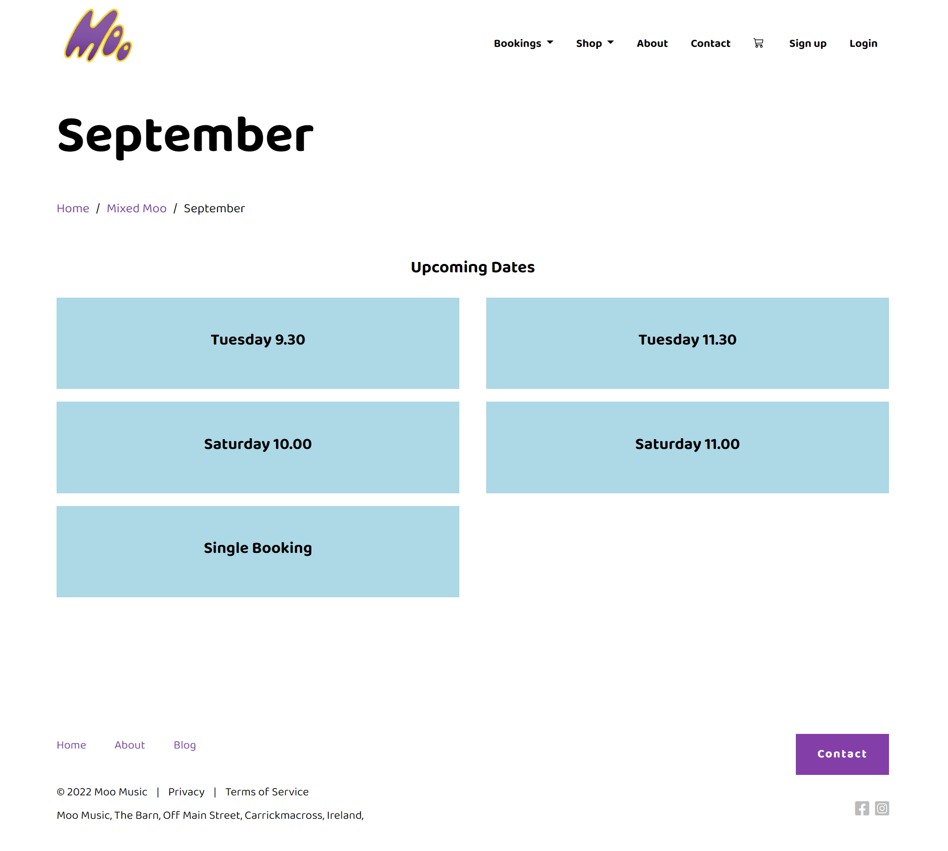 Booking website software